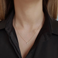 Load image into Gallery viewer, Petite Solitaire Diamond Necklace