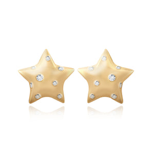 Scattered Small Gold Star Studs