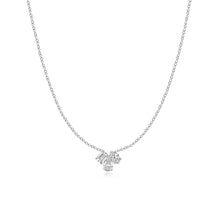 Load image into Gallery viewer, Small Multi Shape Three Diamond Necklace
