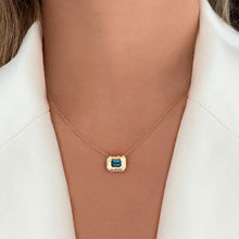 Load image into Gallery viewer, Dome Cloud Scattered Diamonds Gemstone Necklace