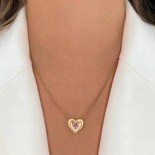 Load image into Gallery viewer, Dome Cloud Scattered Diamonds Gemstone Necklace