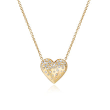 Load image into Gallery viewer, Small Dripping Scattered Heart Necklace