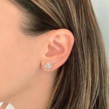 Load image into Gallery viewer, Three Medium Multi Shape Diamond Earrings