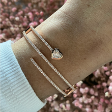 Load image into Gallery viewer, Wrap Pave Diamond Bangle
