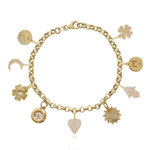 Load image into Gallery viewer, Rolo Charm Bracelet