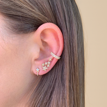 Load image into Gallery viewer, Diamond Multi Star Earring
