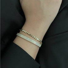 Load image into Gallery viewer, Five Line Pave Bangle