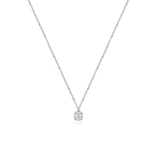 Load image into Gallery viewer, Small Solitaire Diamond Necklace