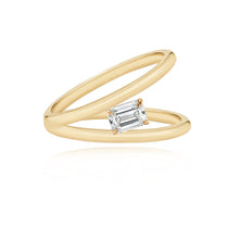 Load image into Gallery viewer, Solitaire Diamond Double Wrap Ring