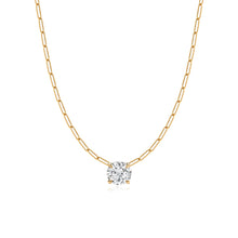 Load image into Gallery viewer, Solitaire Lab Diamond Necklace 4CT