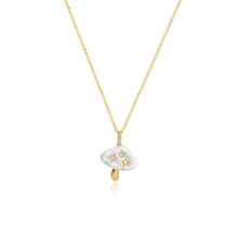 Load image into Gallery viewer, Stone Mushroom Diamond Necklace
