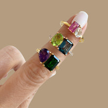 Load image into Gallery viewer, Medium Two-Gemstones Ring