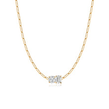 Load image into Gallery viewer, Two Lab Diamond Necklace 2CT