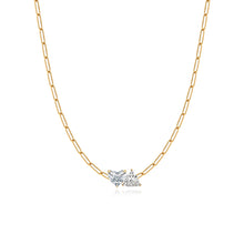 Load image into Gallery viewer, Two Lab Diamond Necklace 2CT
