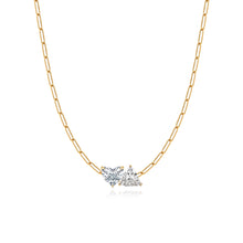 Load image into Gallery viewer, Two Lab Diamond Necklace 3CT