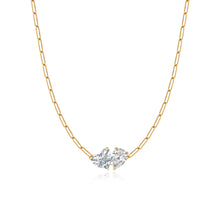Load image into Gallery viewer, Two Lab Diamond Necklace 4CT
