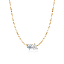 Load image into Gallery viewer, Two Lab Diamond Necklace 4CT