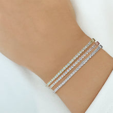 Load image into Gallery viewer, Thin Pave Bangle