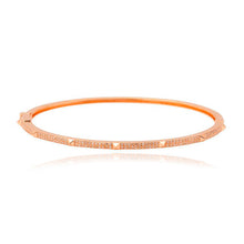 Load image into Gallery viewer, Thin Pave with Spikes Bangle