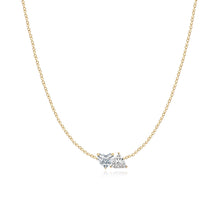 Load image into Gallery viewer, Two Lab Diamond Necklace 2CT
