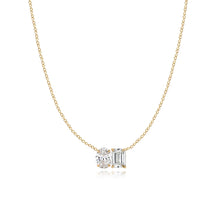 Load image into Gallery viewer, Two Lab Diamond Necklace 3CT