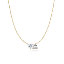 Load image into Gallery viewer, Two Lab Diamond Necklace 3CT