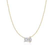 Load image into Gallery viewer, Two Lab Diamond Necklace 3CT