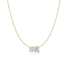 Load image into Gallery viewer, Two Lab Diamond Necklace 3CT