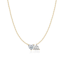 Load image into Gallery viewer, Two Lab Diamond Necklace 4CT