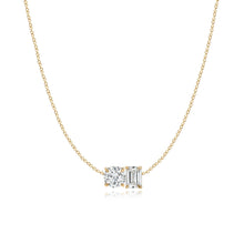 Load image into Gallery viewer, Two Lab Diamond Necklace 4CT