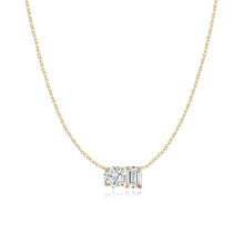 Load image into Gallery viewer, Two Lab Diamond Necklace 4CT