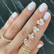Load image into Gallery viewer, Three Medium Multi Shape Diamond Earrings