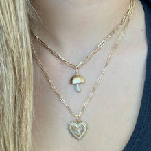 Load image into Gallery viewer, Fluted and Diamond Mushroom Charm