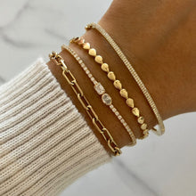 Load image into Gallery viewer, Two-Diamonds Tennis Bracelet