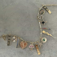 Load image into Gallery viewer, Two Initials Pave Plate Charm