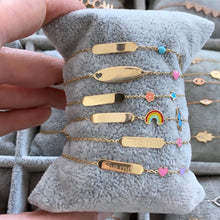 Load image into Gallery viewer, Id Enamel Three Hearts Girls Bracelet