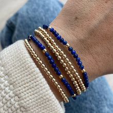 Load image into Gallery viewer, Gemstone and Gold Bead Bracelet