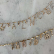 Load image into Gallery viewer, Large Pave Initial Charm