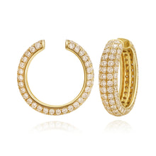 Load image into Gallery viewer, Pave Dome Ear Cuff