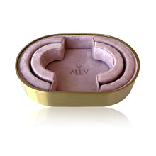 Load image into Gallery viewer, Luxury Metallic Jewelry Tray