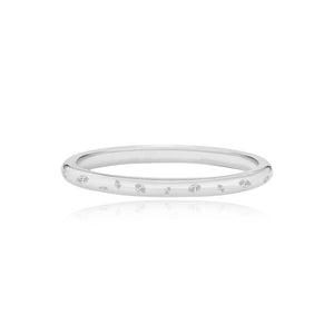 Scattered Marquise Diamonds Wedding Ring
