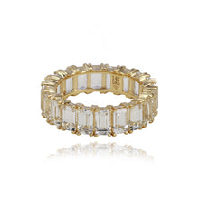 Load image into Gallery viewer, White Topaz Eternity Ring
