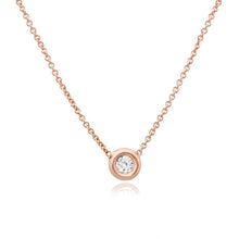Load image into Gallery viewer, Bezel Diamond Necklace