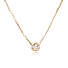 Load image into Gallery viewer, Bezel Diamond Necklace