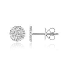 Load image into Gallery viewer, Circle Pave Earrings