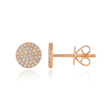 Load image into Gallery viewer, Circle Pave Earrings