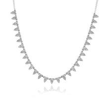 Load image into Gallery viewer, Illusion Diamond Spikes Necklace