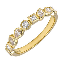 Load image into Gallery viewer, Bezel Diamond Multi Shape Ring