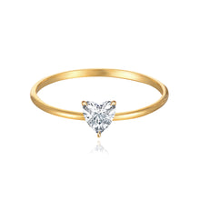 Load image into Gallery viewer, Petite Solitaire Diamond Ring