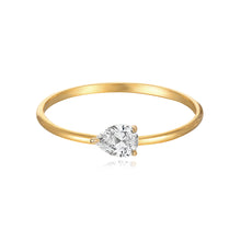 Load image into Gallery viewer, Petite Solitaire Diamond Ring